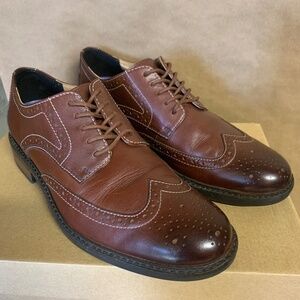 Bostonian Commonwealth Wingtip Oxfords Brown Leather US Men's 7.5